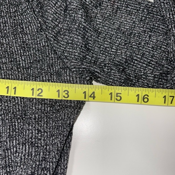 Aeropostale Cape Juby Dark Gray Ribbed Open Front Cardigan Small Women’s - Picture 8 of 12